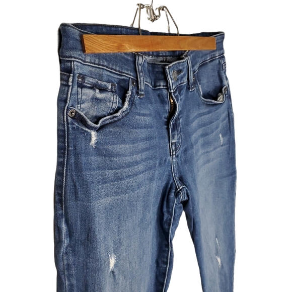 LUCKY BRAND Stella Skinny Distressed Ankle Cheville - Picture 2 of 7